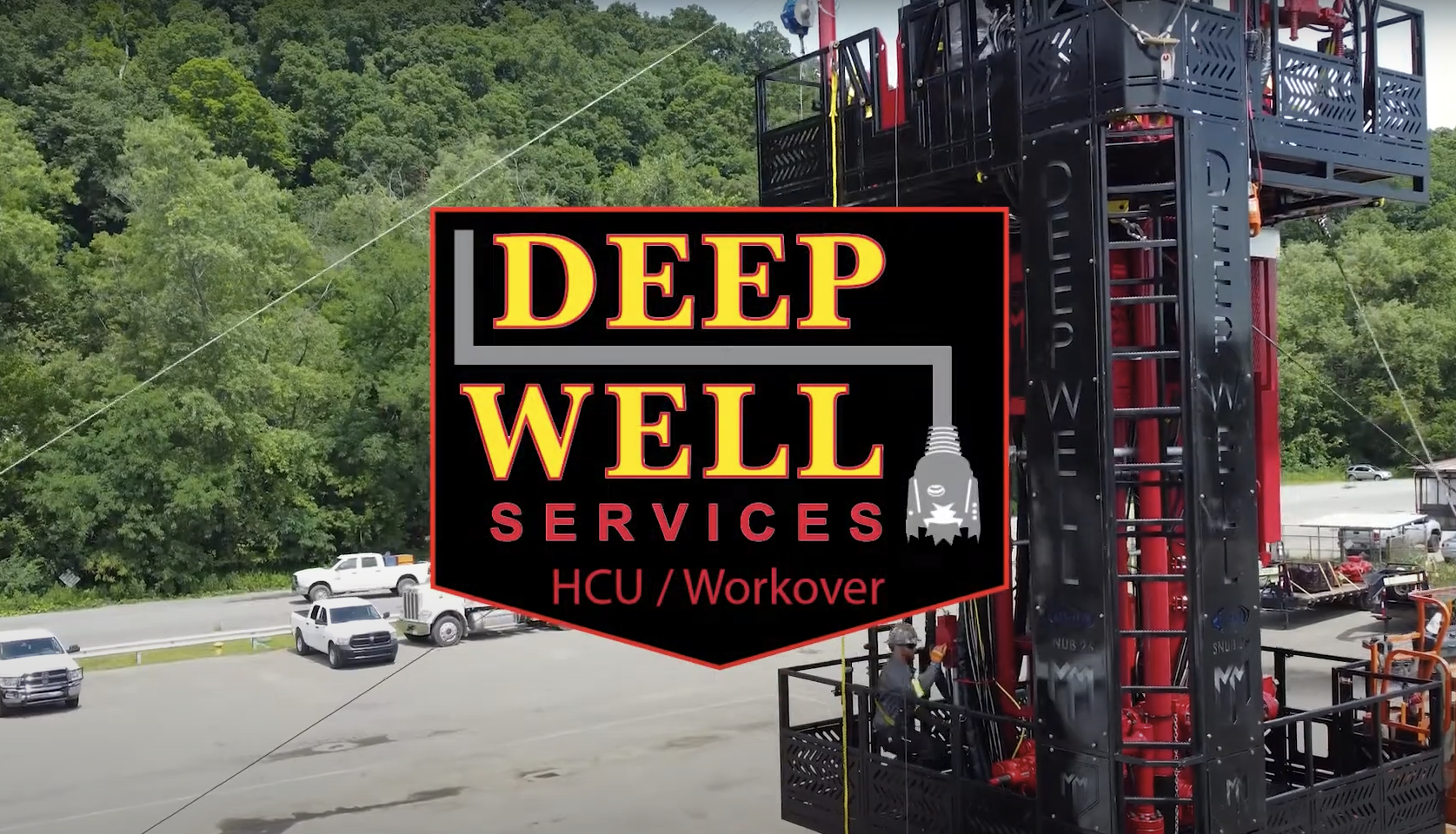 Still from the Deep Well Services production film